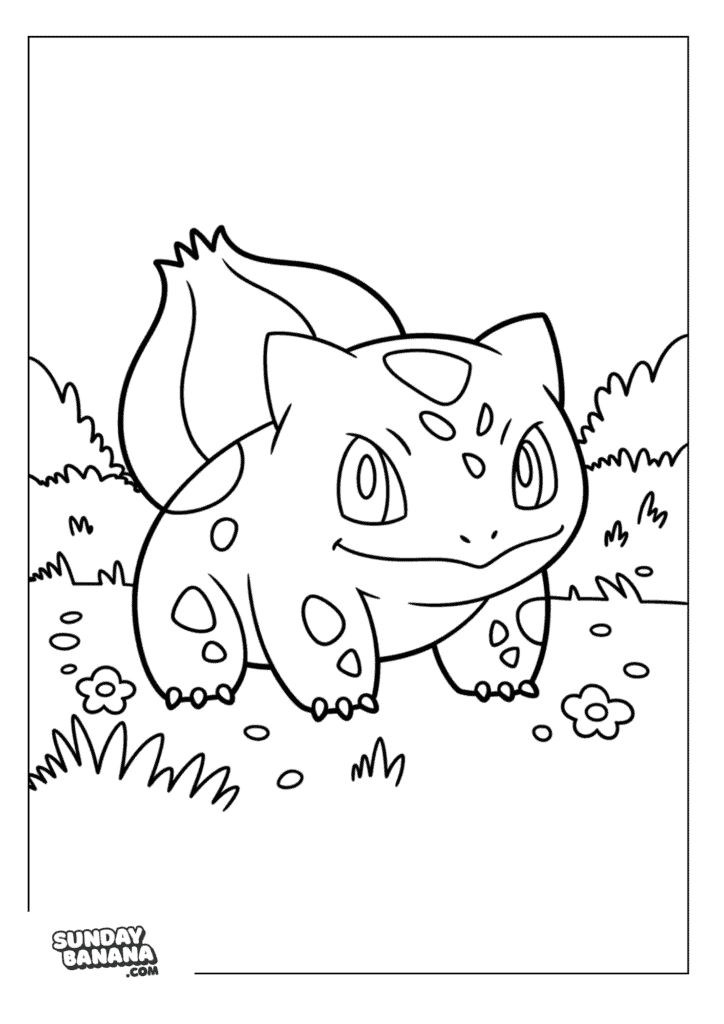 Bulbasaur-Cute-Coloring-Page