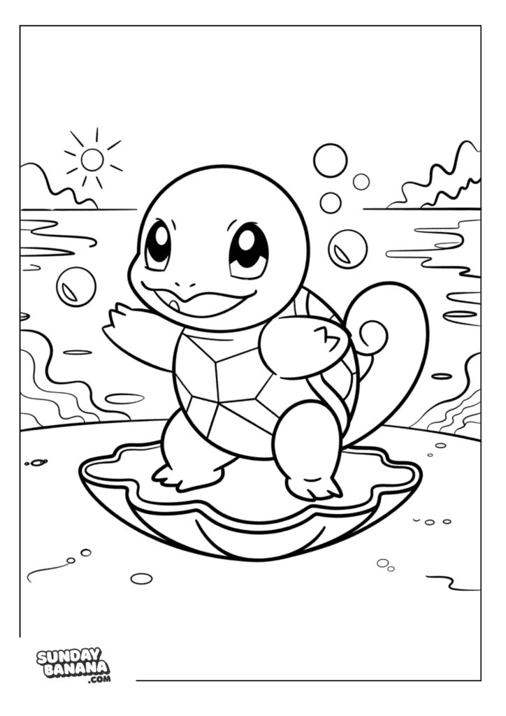 Pokemon-Squirtle-Bubbles-Play-Coloring-Page